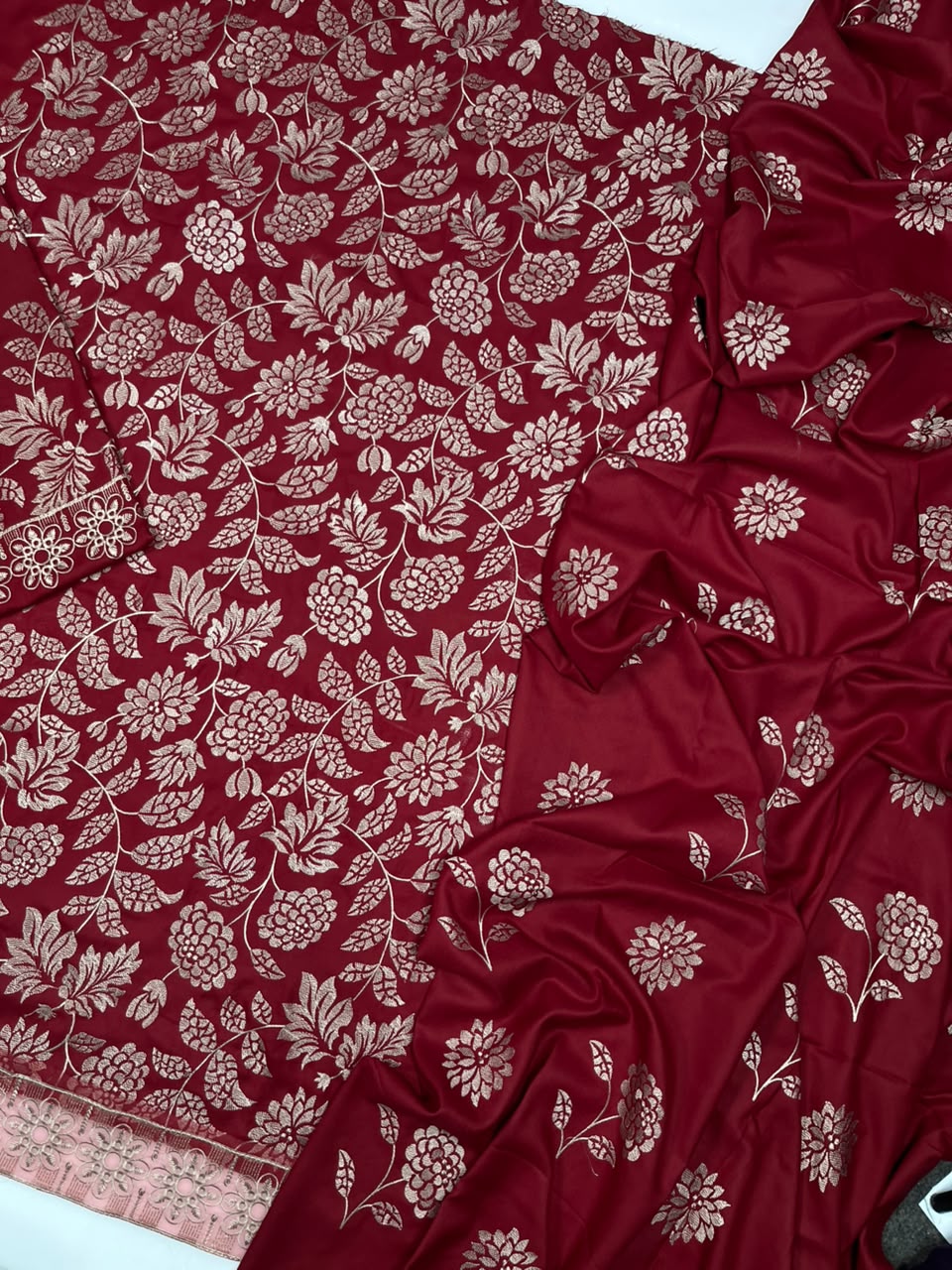 Bareeze 216 Heavy Embroidery Dhanak 3PC- Unstitched