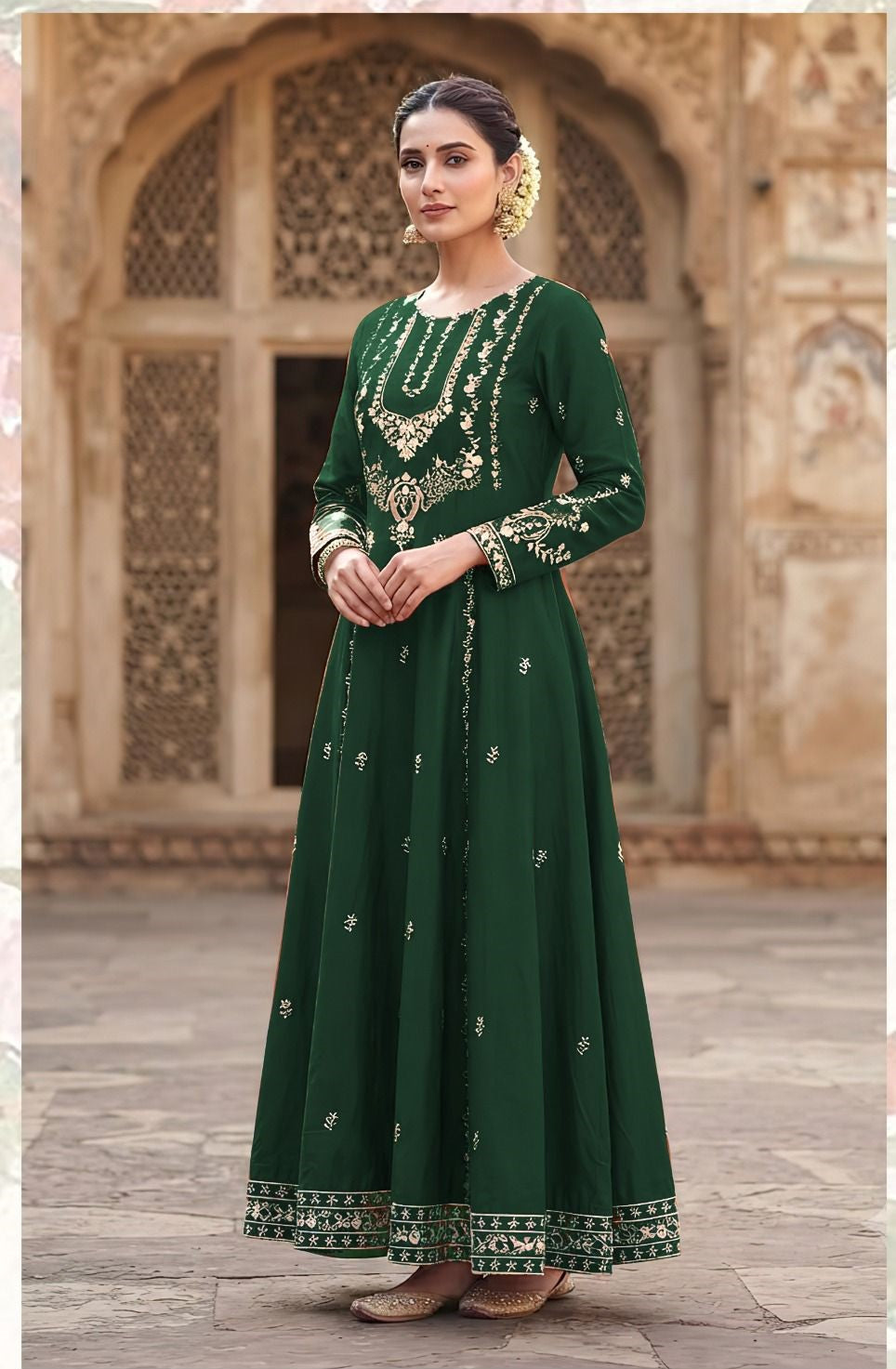 Maria B 2227 Heavy Embroidered Dhanak 2PC - Unstitched