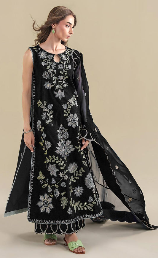 Batik 2332 Heavy Embroidered Dhanak 3pc - Unstitched
