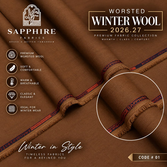 Sapphire Mens Wrosted 3D Wool (Medium Weight) C-1